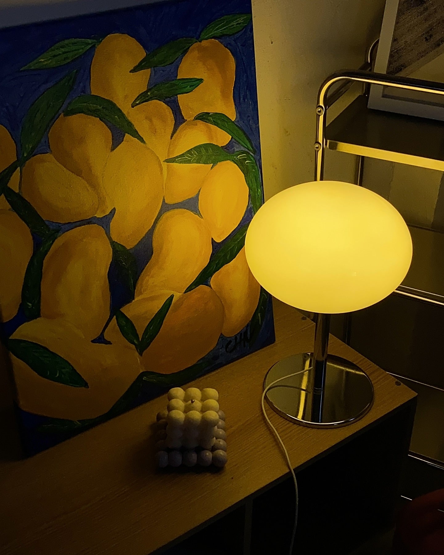 Lámpara Egg Beige Bauhaus