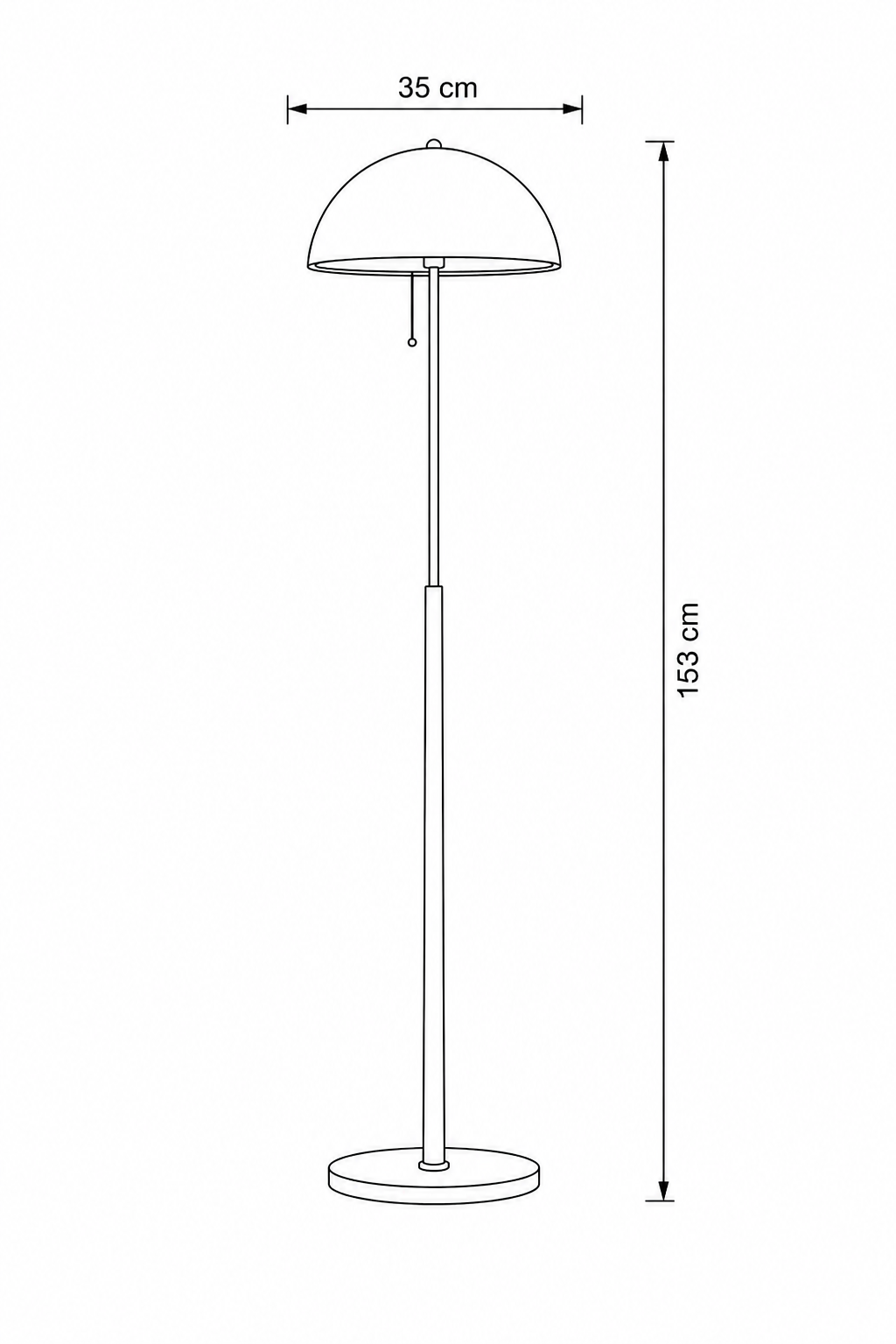 (PRE-VENTA) Lámpara De Pie Tessaro