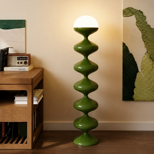 (PRE-VENTA) Lámpara de Pie Órbita Verde