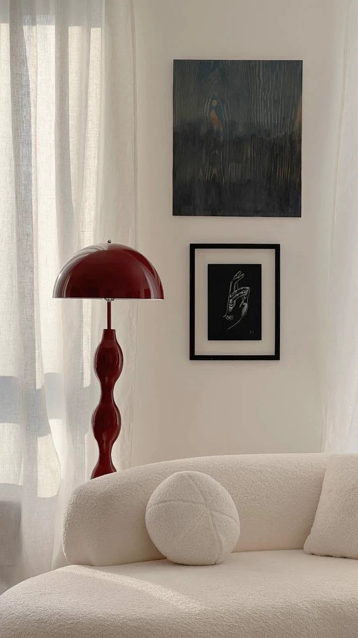 (PRE-VENTA) Lámpara de pie Ombrello roja