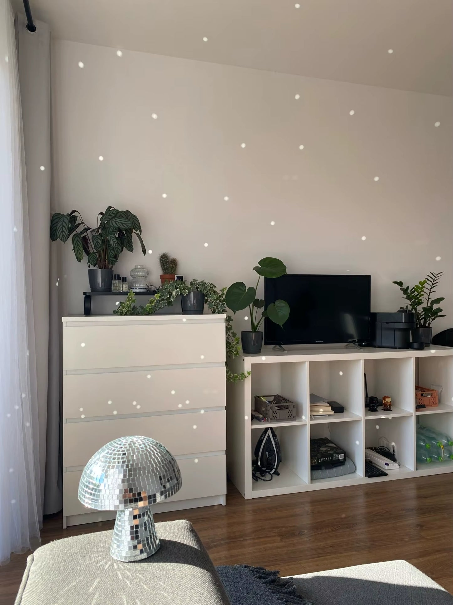 Bola disco con forma de hongo