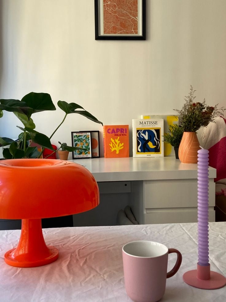 Lámpara Nesso Mushroom Naranja