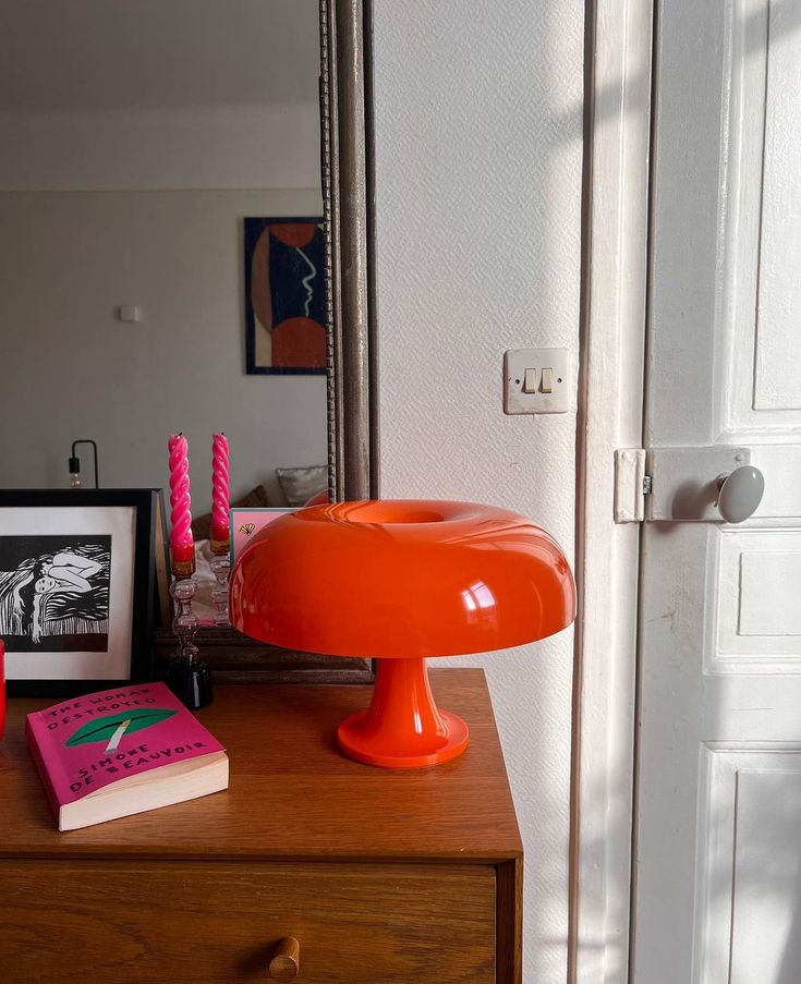 Lámpara Nesso Mushroom Naranja