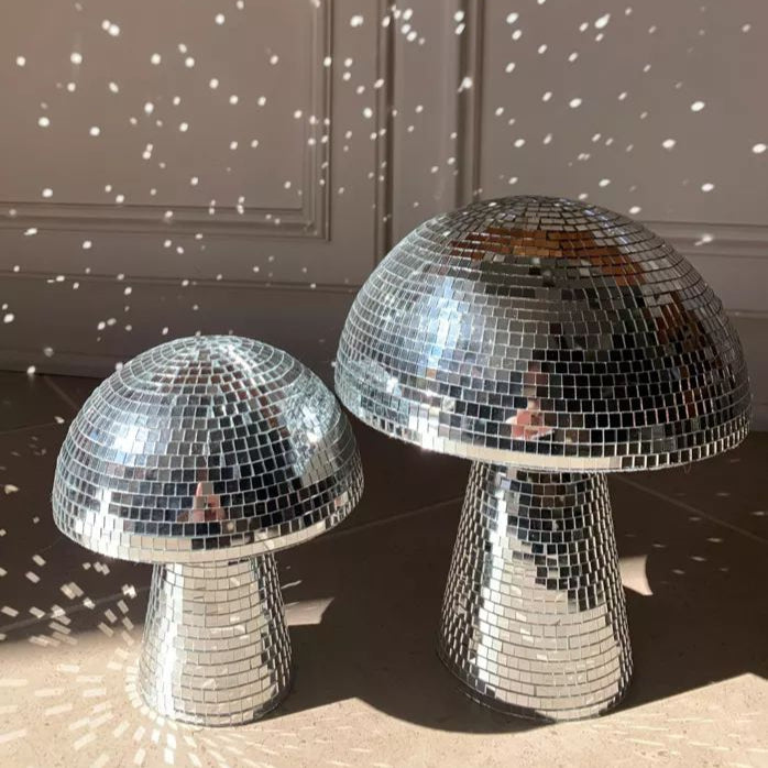 Bola disco con forma de hongo